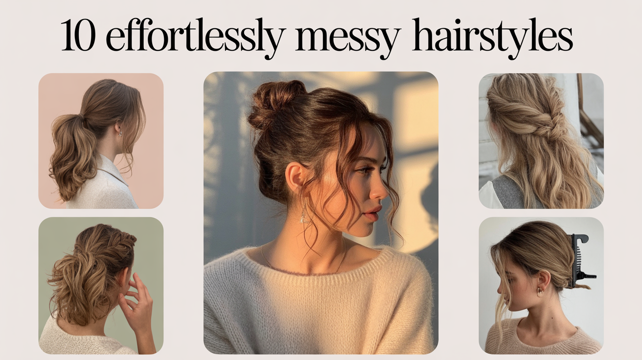 Effortlessly Messy Hairstyles