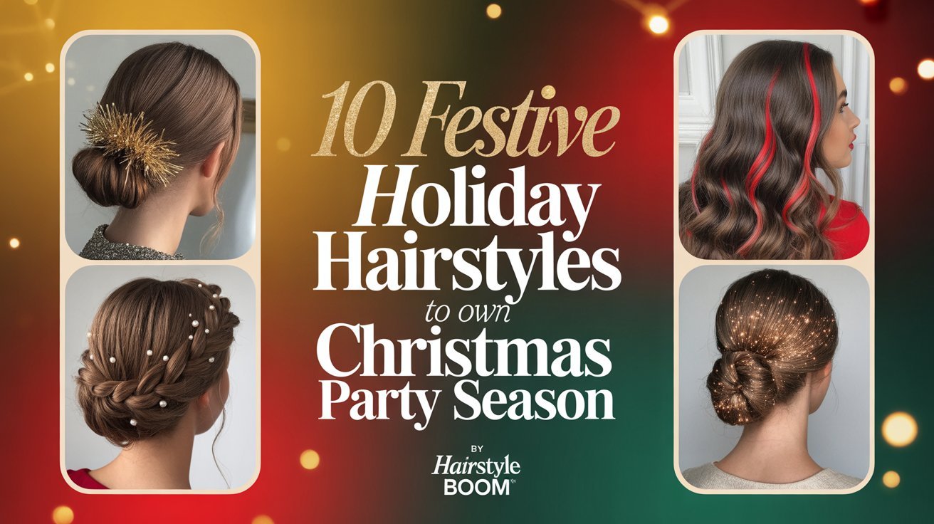 10 Festive Holiday Hairstyles to Own Christmas Party Season 1