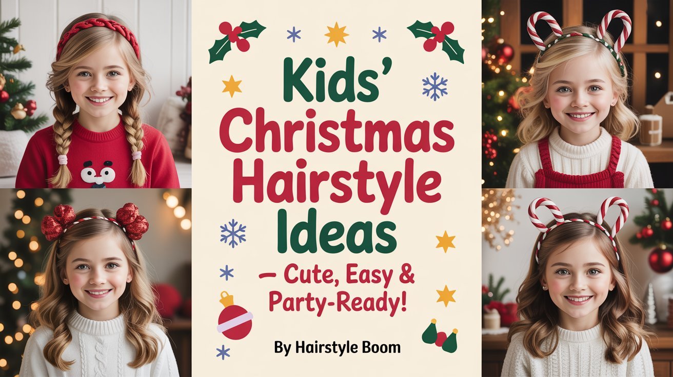 Kids Christmas Hairstyle Ideas 10 Cute, Easy & Party-Ready Holiday Looks