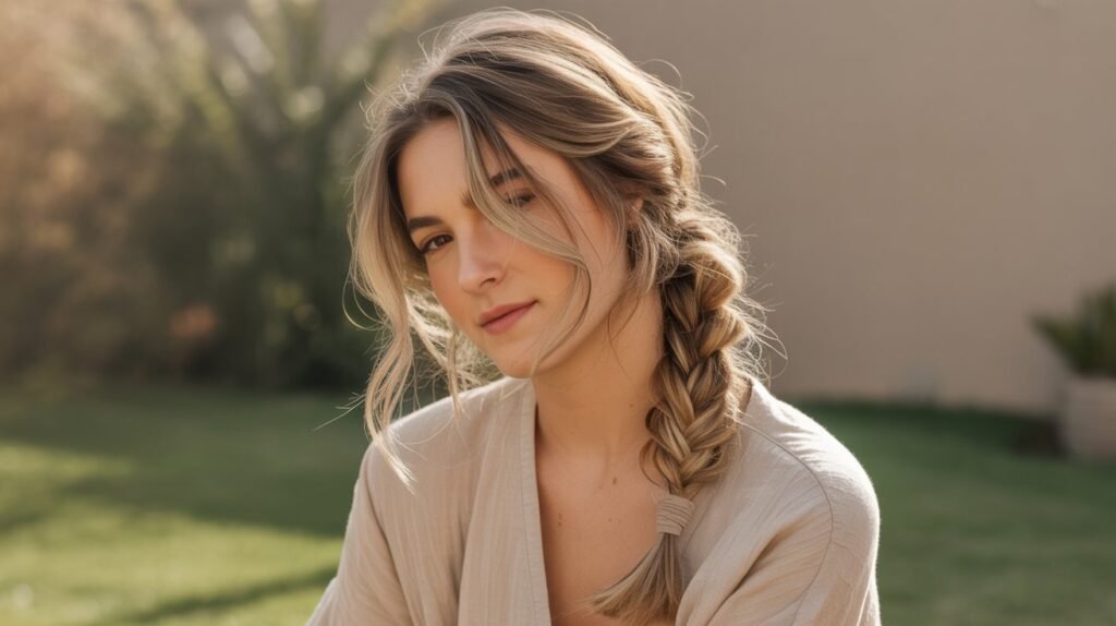 The Loose Side Braid – Romantic & Carefree