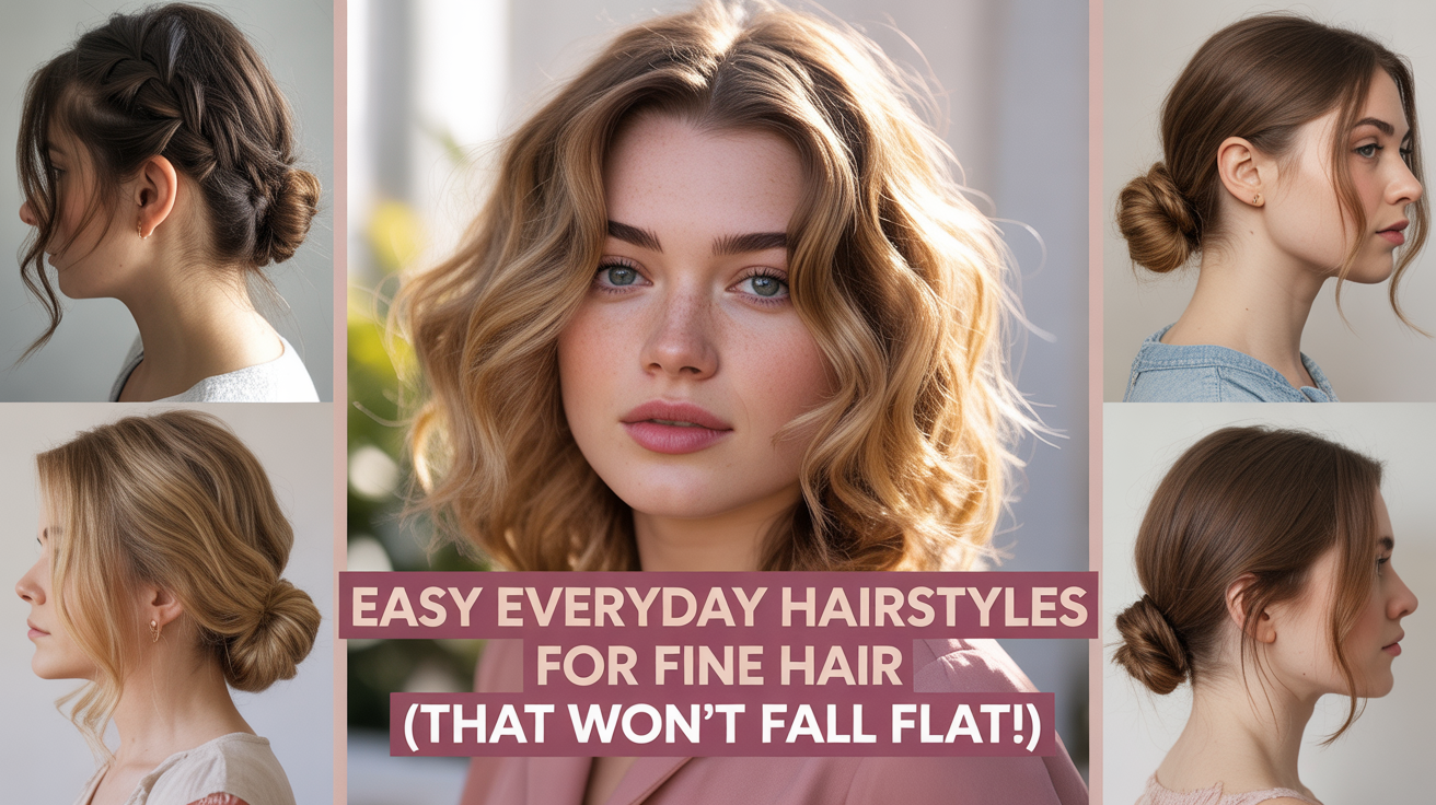 Easy Everyday Hairstyles for Fine Hair